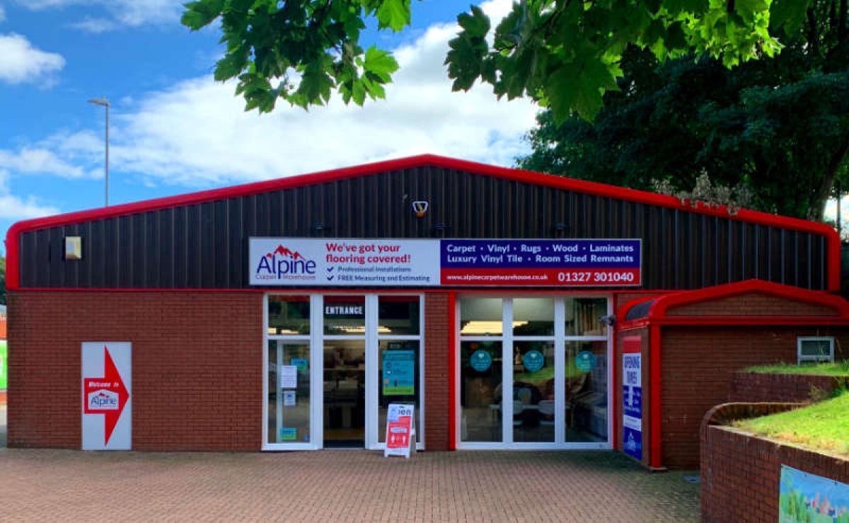 Alpine Carpet Warehouse showroom exterior